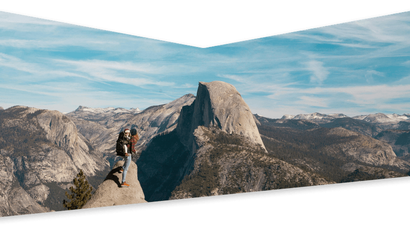 Mountain landscape representing vision