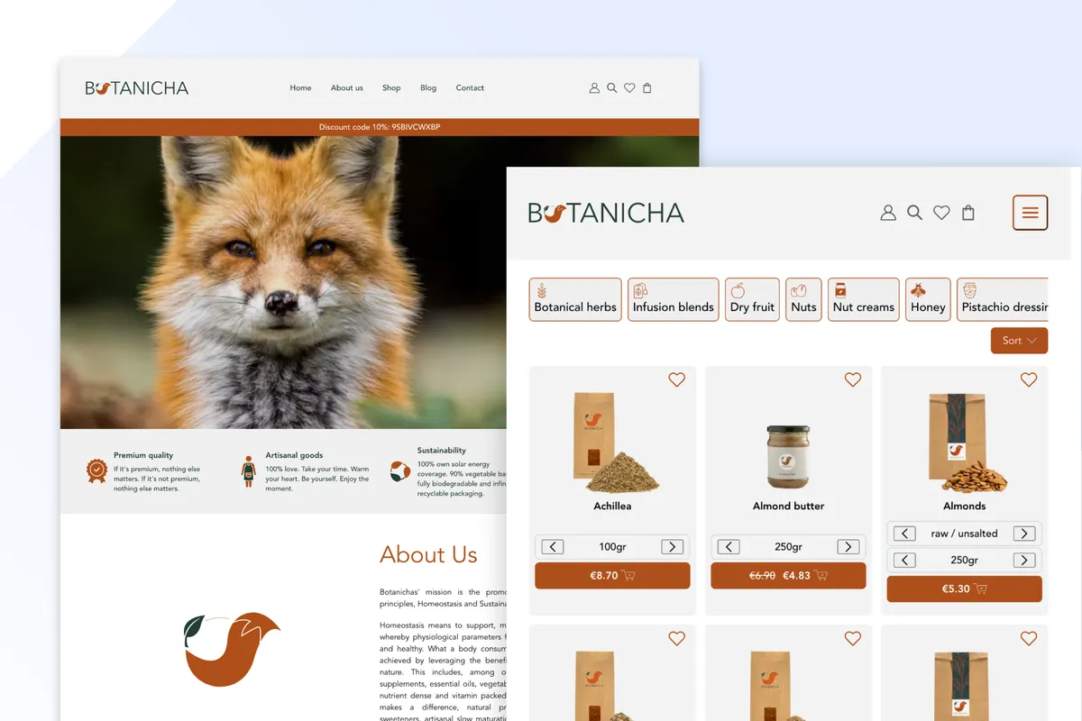 Botanicha e-commerce