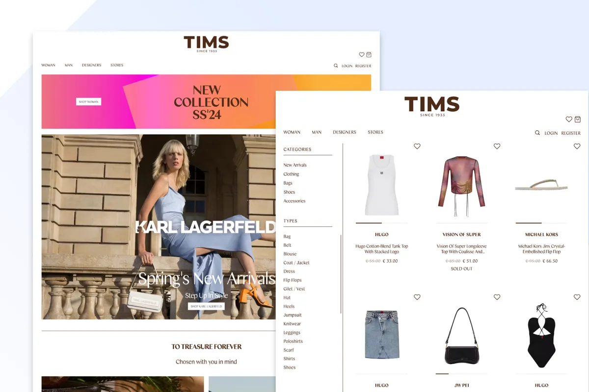 TIMS e-commerce